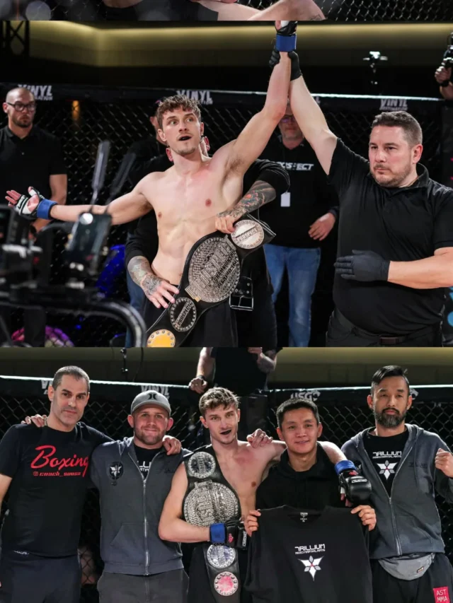 Two belts in two weeks for the team. Gaetano Pocchi is the new Prospect FC Featherweight champion! Winner by RNC submission in the first round. Let's keep the momentum going! 👊
.
@gaetano1717
@prospectfights
@coach_sousa
@james.cockburn93 @blueski_bhutanesemma @jimtran_mma