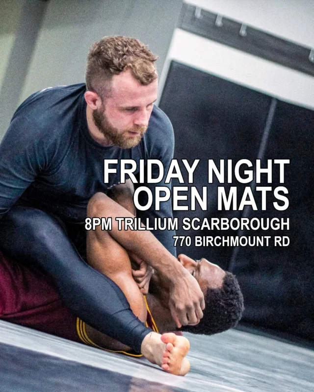 Come train with us! Friday night open mats 8pm in Scarborough.
.
📷 : @merlingallery_photos