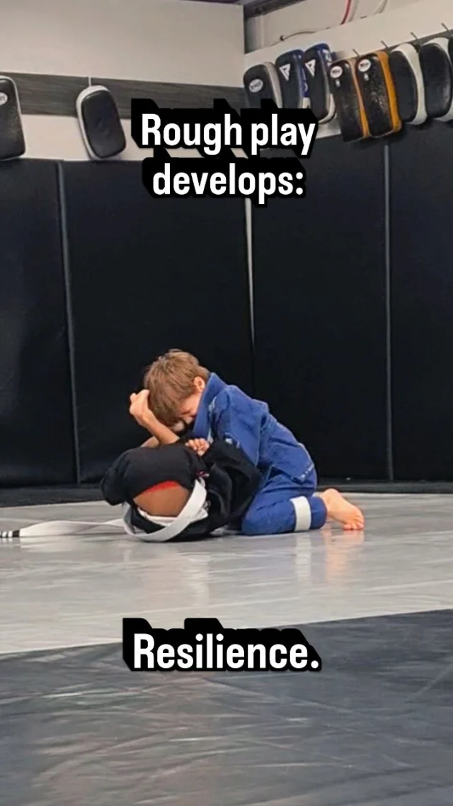 On the mats, it starts young.
Rough play → resilience → real grit.